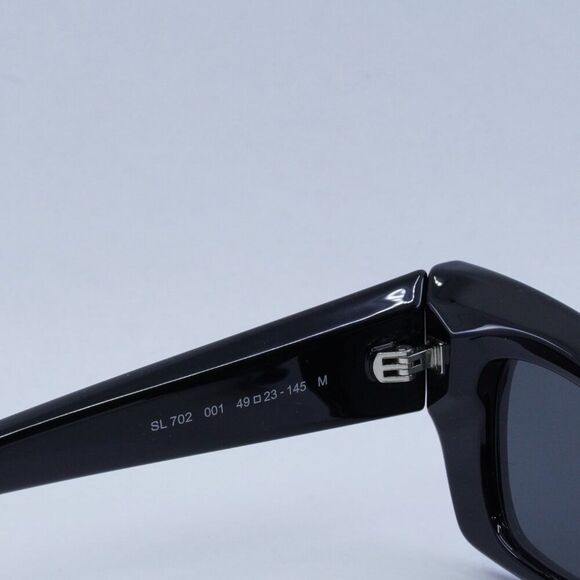 🕶️ New Saint Laurent SL702 001 Sunglasses - Black Frame, Black Lenses - Picture 9 of 12